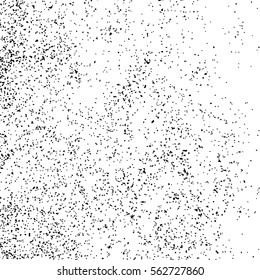 Black grainy texture isolated on white background. Distress overlay textured. Grunge design elements. Vector illustration,eps 10