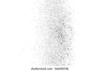 Black grainy texture isolated on white background. Distress overlay textured. Grunge design elements. Vector illustration,eps 10.