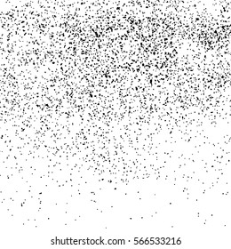 Black grainy texture isolated on white background. Distress overlay textured. Grunge design elements. Vector illustration,eps 10.