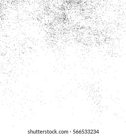 Black grainy texture isolated on white background. Distress overlay textured. Grunge design elements. Vector illustration,eps 10.