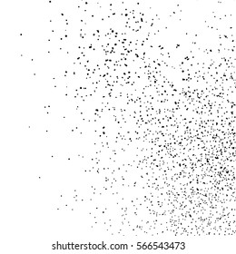 Black grainy texture isolated on white background. Distress overlay textured. Grunge design elements. Vector illustration,eps 10.