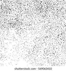Black grainy texture isolated on white background. Distress overlay textured. Grunge design elements. Vector illustration,eps 10.