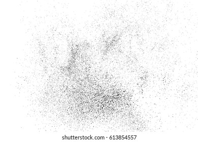 Black grainy texture isolated on white background. Distress overlay textured. Grunge design elements. Vector illustration,eps 10.