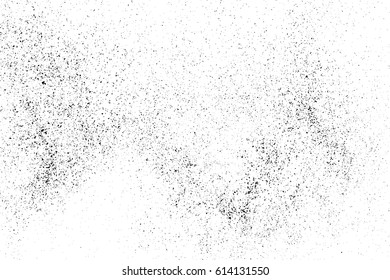 Black grainy texture isolated on white background. Distress overlay textured. Grunge design elements. Vector illustration,eps 10.