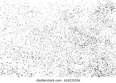 Textura granulada negra aislada sobre fondo blanco. La superposición de la angustia texturada. Elementos de diseño gruesos. Ilustración vectorial,Pasos 10.