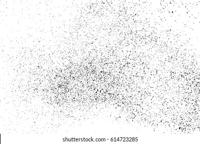 Black grainy texture isolated on white background. Distress overlay textured. Grunge design elements. Vector illustration,eps 10.