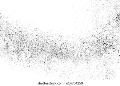Black grainy texture isolated on white background. Distress overlay textured. Grunge design elements. Vector illustration,eps 10.