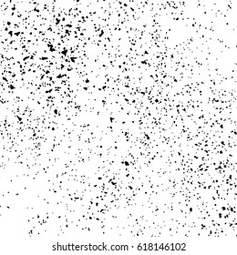 Black grainy texture isolated on white background. Distress overlay textured. Grunge design elements. Vector illustration,eps 10.