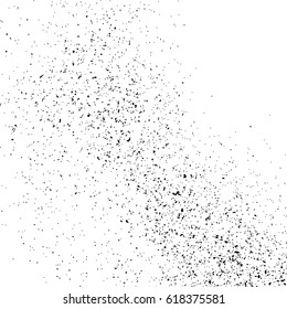 Black grainy texture isolated on white background. Distress overlay textured. Grunge design elements. Vector illustration,eps 10.