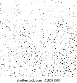 Black grainy texture isolated on white background. Distress overlay textured. Grunge design elements. Vector illustration,eps 10.