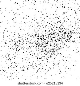 Black grainy texture isolated on white background. Distress overlay textured. Grunge design elements. Vector illustration,eps 10.