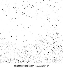 Black grainy texture isolated on white background. Distress overlay textured. Grunge design elements. Vector illustration,eps 10.