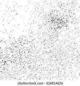 Black grainy texture isolated on white background. Distress overlay textured. Grunge design elements. Vector illustration,eps 10.