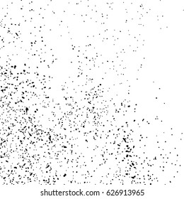 Black grainy texture isolated on white background. Distress overlay textured. Grunge design elements. Vector illustration,eps 10.