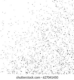 Black grainy texture isolated on white background. Distress overlay textured. Grunge design elements. Vector illustration,eps 10.