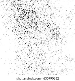 Black grainy texture isolated on white background. Distress overlay textured. Grunge design elements. Vector illustration,eps 10.