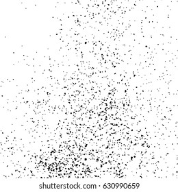 Black grainy texture isolated on white background. Distress overlay textured. Grunge design elements. Vector illustration,eps 10.
