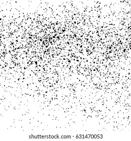 Black grainy texture isolated on white background. Distress overlay textured. Grunge design elements. Vector illustration,eps 10.