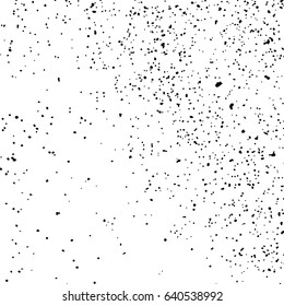 Black grainy texture isolated on white background. Distress overlay textured. Grunge design elements. Vector illustration,eps 10.