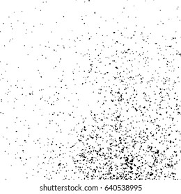 Black grainy texture isolated on white background. Distress overlay textured. Grunge design elements. Vector illustration,eps 10.