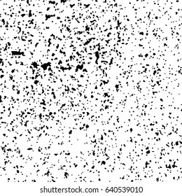Black grainy texture isolated on white background. Distress overlay textured. Grunge design elements. Vector illustration,eps 10.