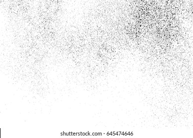Black grainy texture isolated on white background. Distress overlay textured. Grunge design elements. Vector illustration,eps 10.