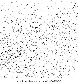 Black grainy texture isolated on white background. Distress overlay textured. Grunge design elements. Vector illustration,eps 10.