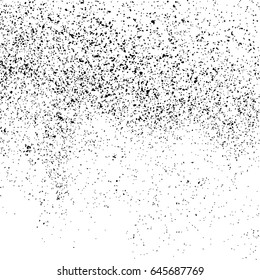 Black grainy texture isolated on white background. Distress overlay textured. Grunge design elements. Vector illustration,eps 10.