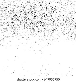Black grainy texture isolated on white background. Distress overlay textured. Grunge design elements. Vector illustration,eps 10.