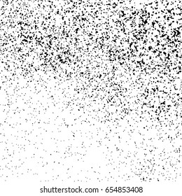 Black grainy texture isolated on white background. Distress overlay textured. Grunge design elements. Vector illustration,eps 10.