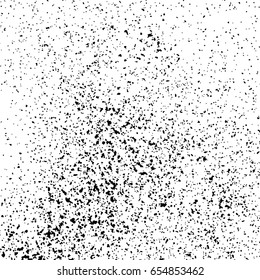 Black grainy texture isolated on white background. Distress overlay textured. Grunge design elements. Vector illustration,eps 10.