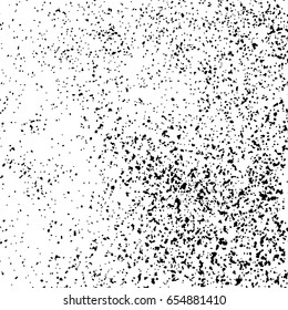 Black grainy texture isolated on white background. Distress overlay textured. Grunge design elements. Vector illustration,eps 10.