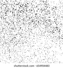 Black grainy texture isolated on white background. Distress overlay textured. Grunge design elements. Vector illustration,eps 10.