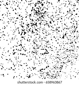 Black grainy texture isolated on white background. Distress overlay textured. Grunge design elements. Vector illustration,eps 10.