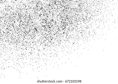 Black grainy texture isolated on white background. Distress overlay textured. Grunge design elements. Vector illustration,eps 10.
