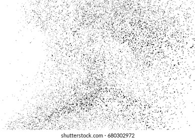 Black grainy texture isolated on white background. Distress overlay textured. Grunge design elements. Vector illustration,eps 10.