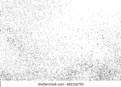 Black grainy texture isolated on white background. Distress overlay textured. Grunge design elements. Vector illustration,eps 10.