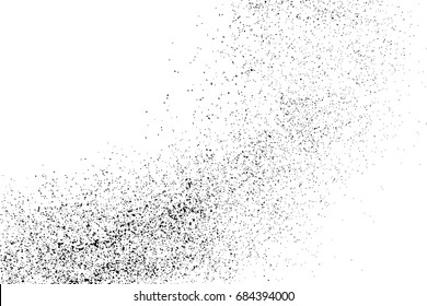 Black grainy texture isolated on white background. Distress overlay textured. Grunge design elements. Vector illustration,eps 10.