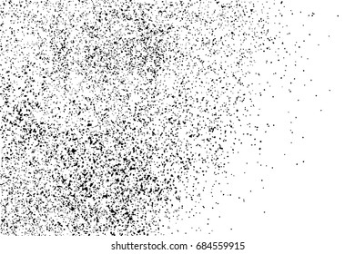 Black grainy texture isolated on white background. Distress overlay textured. Grunge design elements. Vector illustration,eps 10.