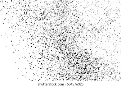Black grainy texture isolated on white background. Distress overlay textured. Grunge design elements. Vector illustration,eps 10.