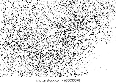 Black grainy texture isolated on white background. Distress overlay textured. Grunge design elements. Vector illustration,eps 10.