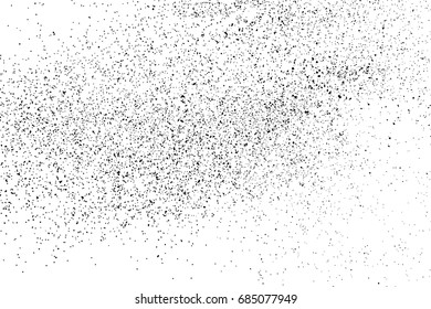 Black grainy texture isolated on white background. Distress overlay textured. Grunge design elements. Vector illustration,eps 10.