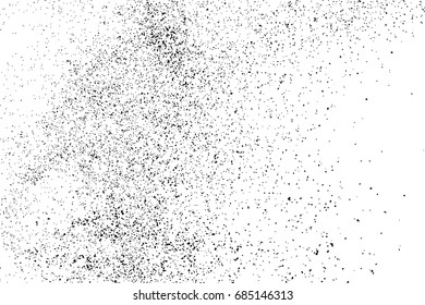 Black grainy texture isolated on white background. Distress overlay textured. Grunge design elements. Vector illustration,eps 10.