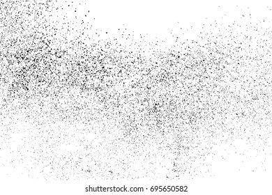 Black grainy texture isolated on white background. Distress overlay textured. Grunge design elements. Vector illustration,eps 10.