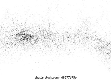 Black grainy texture isolated on white background. Distress overlay textured. Grunge design elements. Vector illustration,eps 10.