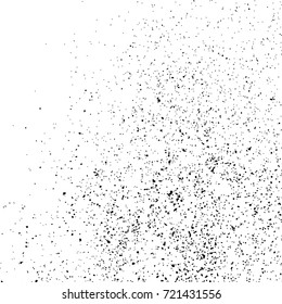 Black grainy texture isolated on white background. Distress overlay textured. Grunge design elements. Vector illustration,eps 10.