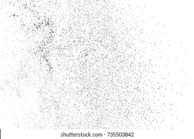 Black grainy texture isolated on white background. Distress overlay textured. Grunge design elements. Vector illustration,eps 10.