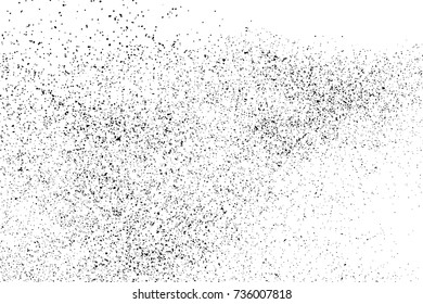 Black grainy texture isolated on white background. Distress overlay textured. Grunge design elements. Vector illustration,eps 10.