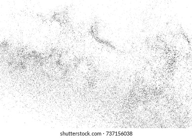 Black grainy texture isolated on white background. Distress overlay textured. Grunge design elements. Vector illustration,eps 10.