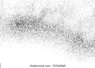 Black grainy texture isolated on white background. Distress overlay textured. Grunge design elements. Vector illustration,eps 10.